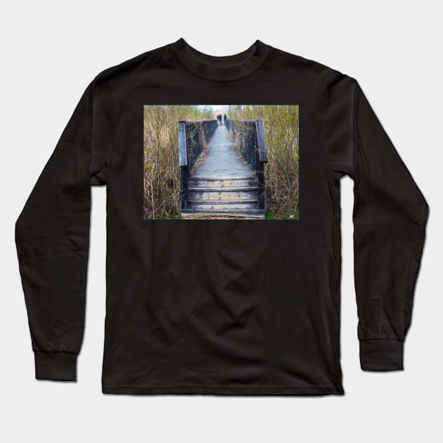 Wooden jetty Long Sleeve T-Shirt by naturalis